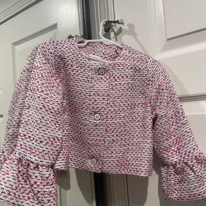 **BRAND NEW** Janie and Jack Pink Tweed Blazer size 7